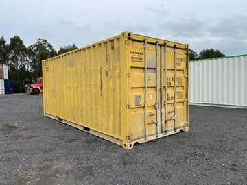 Container Giallo Usato da 6 Metri – Ottime Condizioni e Prezzo Competitivo