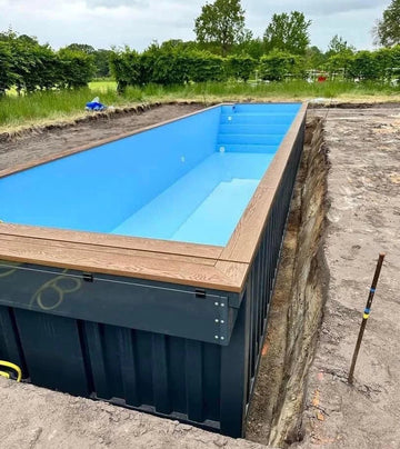 Piscina container da 12 metri (40 piedi) – Soluzione di nuoto personalizzata con container