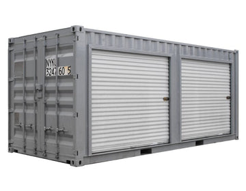 Container da 20 piedi con serrande avvolgibili – Sicurezza e accesso rapido