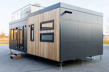 Malta Haus Casa Mobile  – Chalet Prefabbricato con 2 Camere da Letto e Terrazza Panoramica